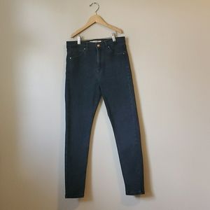 Topshop Moto Jamie - Dark Blue